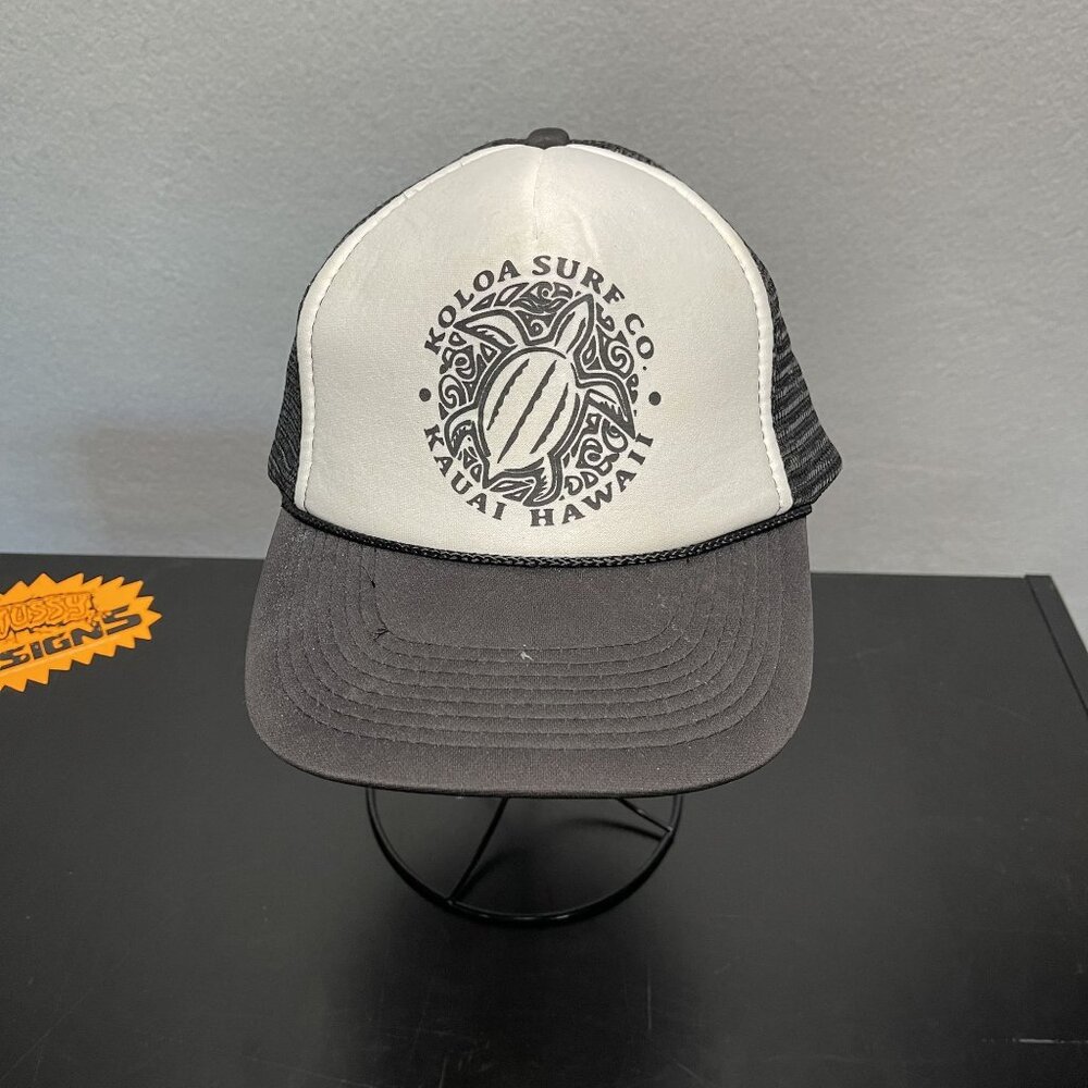 Koloa Surf Co Tribal Turtle Trucker Hat Kauai Hawaii Mesh Snapback Cap